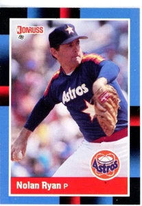 1988 Donruss - Nolan Ryan #61 Last Line Begins with Seasons - Picture 1 of 2