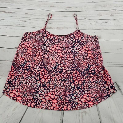 Topshop Tall Crop Top Size 12 Colorful Bright Used Measurements In Description - Image 1 of 4