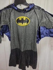 Batgirl Costume Girls XL Rubies DC Comics 10 12 Hood Ears Dress Skirt Cape Mask - Picture 1 of 10