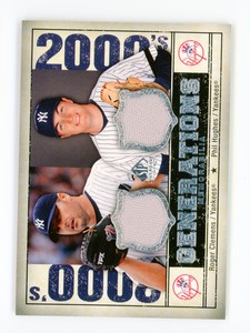 2008  SP Legendary Cuts Roger Clemens / Philip Hughes MEM  #GEN-CH Dual Yankees