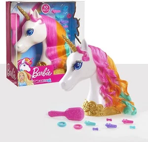 Barbie Dreamtopia Unicorn Styling Head Set Horse Lovers Christmas Gift Kit - Picture 1 of 6