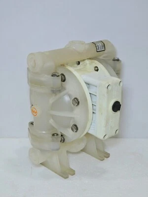 WILDEN  Polypropylene 1/2" Inch Double Diaphragm AODD PUMP " Used " - Image 1 of 4