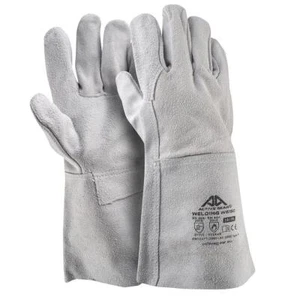 1 - 12 Paar Schutzhandschuhe Schweißhandschuhe Schutz Schweißer Rindleder Gr 10 - Bild 1 von 3