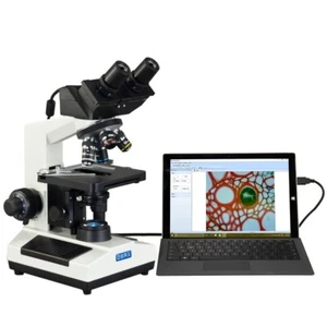 40X-2000X Built-in 3MP Digital Camera Binocular Lab Compound LED Microscope - Picture 1 of 8