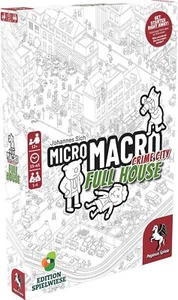 Pegasus Press | MicroMacro: Crime City - Full House | Board Game | Ages 10+ | 1- - Picture 1 of 1