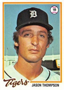 1978 Topps #660 Jason Thompson EX++ Excellent++ Tigers J2M