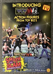 WCW NWO Toy Biz Actionfigur Werbung HULK HOGAN Magazin Seite Pinup - Bild 1 von 2