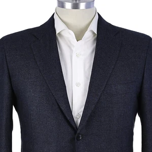 Giacca da uomo ATTUALE $10,295 Kiton Ocean testa unghie blu cashmere 2 bottoni 44R - Foto 1 di 16