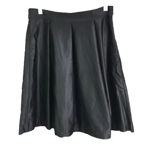 Mossimo Skirt Womens Size 2 Black Pleated Waistband Ribbon Side Zip NWT - Picture 1 of 7
