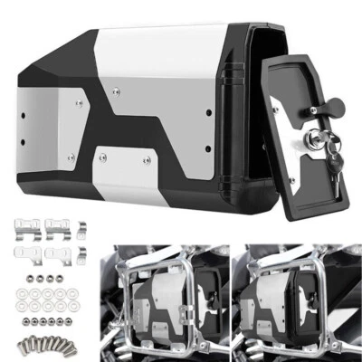 4.2L Motorcycle Tool Box Silver For BMW R1200GS LC Adventure R1250GS ADV F850GS Foto 1 de 4