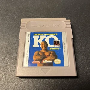 George Foreman's KO Boxing (Nintendo Game Boy) Cartridge Vr Nice! Tested/Working - Picture 1 of 4
