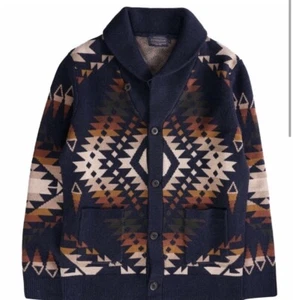 195 Pendleton Mission Trails Cotton Cardigan Jacket Native XL New - Picture 1 of 12