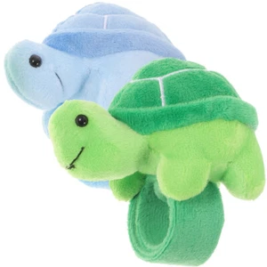 2 Pcs Stuffed Turtle Slap Bracelet Plush Doll Child Kids Toys Animal - Picture 1 of 12