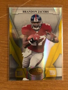 2008 Leaf Certified Materials Mirror Gold Brandon Jacobs New York Giants 08/25 - Picture 1 of 2