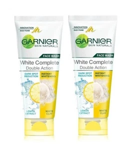 Garnier White Complete Double Action Face Wash (50g) (Pack of 2) FREE SHIPPING - Picture 1 of 3
