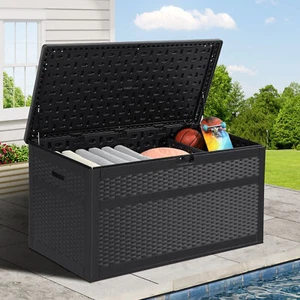 ModFusion 230 Gallon Outdoor Storage Deck Storage Box Container Patio Garden box - Picture 1 of 13