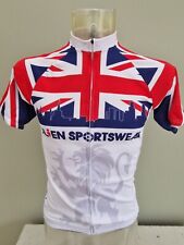 Alien Sportswear Great Britain  Bicycling Jersey Shirt Full Zipper S VGC