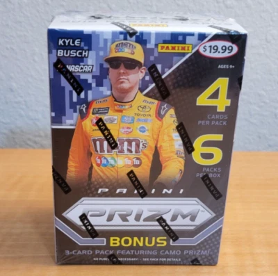 2018 Panini Prizm NASCAR Racing Cards Factory Sealed 7 Pack Blaster Bonus Box - Image 1 of 2