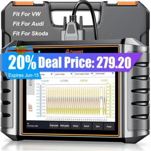 FOXWELL NT710 For VW Audi Bidirectional Car OBD2 Scanner Diagnostic ECU Coding - Picture 1 of 13