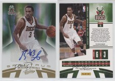 2010-11 Absolute Memorabilia Gold Spectrum Auto /99 Brandon Jennings #16 Auto