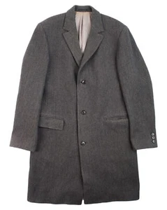Hugo Boss Sterling Classic Long Wool Coat Size L-XL - Picture 1 of 7