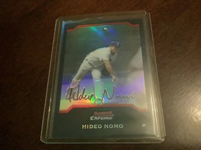 Hideo Nomo 2004 Bowman Chrome Refractor #35 LA Dodgers Japan - Image 1 of 2