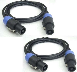 2 x 2 m Boxen Lautsprecherkabel 2 x 1,5 mm² ADAM HALL Speakerkabel Speaker Kabel - Picture 1 of 4