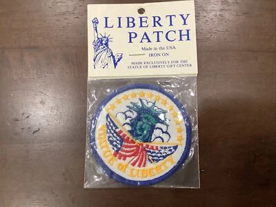 Statue of Liberty Patch in package never used vintage - Image 1 of 2
