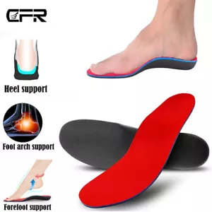 Orthotic Shoe Insole Flat Feet Foot High Arch Heel Support Pad Inserts Relief HG - Picture 1 of 14