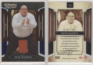 2008 Donruss Americana Sports Legends Mirror Blue Materials /100 Rick Majerus