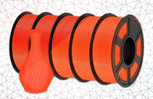 Nieuwe JAYO PLA Glow in the Dark ROOD 3D Filament nieuwe rol a 1,1 kilo. - Afbeelding 1 van 6
