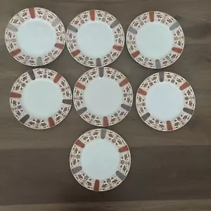 JUEGO DE 7 - Platos de Cena Queen's China Imari Hechos en India 10 3/4" - Imagen 1 de 5