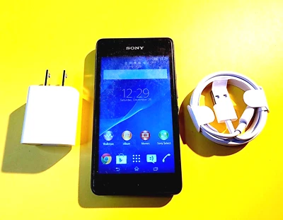 *划痕* 索尼 XPERIA E1 D2004 无锁版手机 TELUS BELL ROGERS CHATR +++ — 第 1/4 张图片