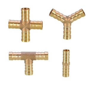 Brass Barbed pipe Hose Connectors Full Range, for Hose water oil ,LPG Etc pipe - Picture 1 of 30