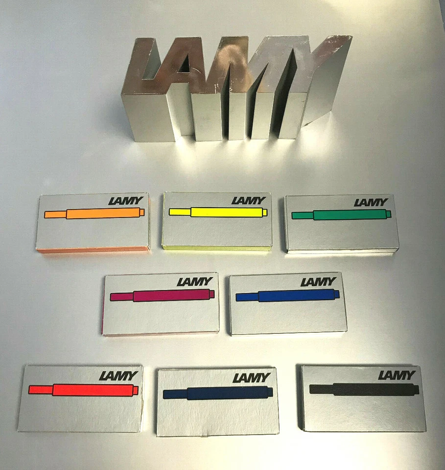 Lamy Patronen T10 Tintenpatronen Blau Rot Orange Grün Schwarz Mango Turmaline - Bild 1 von 1