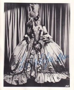 Lotte Lehmann - Ópera - Foto - Original Firmado "1974" - Imagen 1 de 2