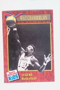 1990 Wilt Chamberlain Sports Illustrated for Kids #208 SI Dec Los Angeles Lakers - Bild 1 von 2