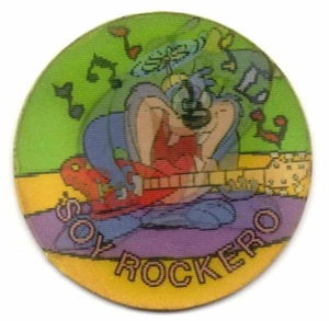 SOY ROCKERO #111 MAGICTAZO TINY TOON 1994 MAGIC TAZO MATUTANO CON DESGASTE - Picture 1 of 2