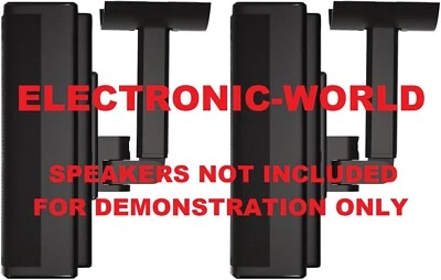 2 MINT Bose Jewel II Invisible 300 Black Slide Connect Swivel Ceiling Brackets - Image 1 of 2