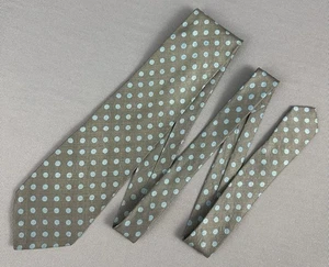 GIORGIO ARMANI CRAVATTE TIE - Grey 100% SILK - Made in Italy - Picture 1 of 17