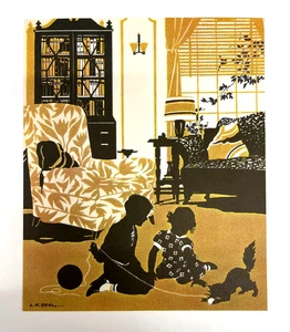 FREE SHIPPING!!!! Children, Art, Color Prints, Silhouettes, Text book - Picture 1 of 1