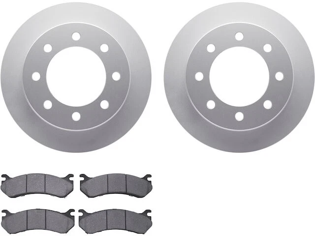 Rear Brake Pad and Rotor Kit For 2000-2006, 2008-2013 GMC Yukon XL 2500 QK744RD Foto 1 de 1