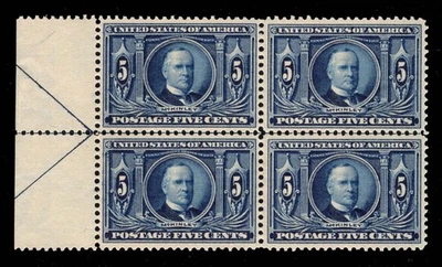 MOMEN: US STAMPS #326 MINT OG LH INTACT ARROW BLOCK OF 4 VF/X PF CERT LOT #96100 - Image 1 of 3