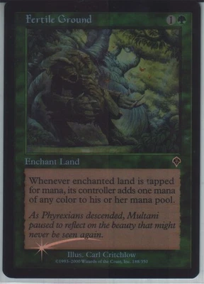 Fertile Ground Foil Magic The Gathering INV Invasion UK Play No Return - Image 1 of 2