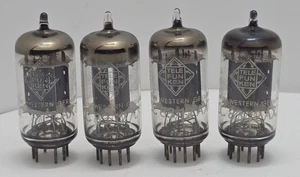 (4) Telefunken ECC83 12AX7 Smooth Plate Vacuum Tubes NOS Amplitrex 100% #111AD - Bild 1 von 6