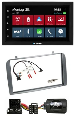 Blaupunkt Lenkrad Bluetooth DAB 2DIN USB Autoradio für Alfa Romeo GT 147 2000-20 - Bild 1 von 4