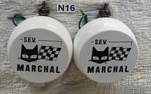 Marchal 810 5.75" Fog Driving Lights with NOS Covers- Carello Hella Cibie Bosch - Picture 1 of 7