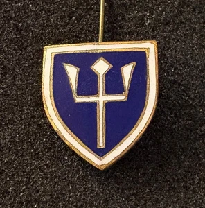 US Army 97th Division Patch Type PB Pinback NHM DUI DI Insignia Crest Pin - Picture 1 of 4