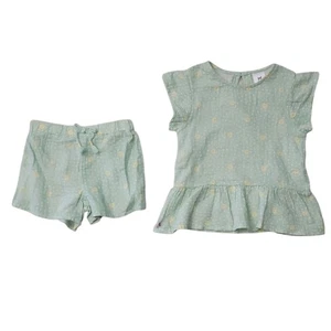 Juego de ropa de juego de gasa de 2 piezas Member's Mark para niñas pequeñas - Imagen 1 de 2