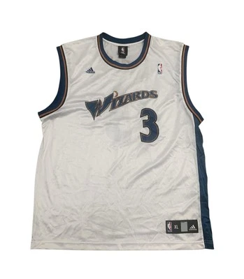 Adidas Swingman NBA Washington Wizards Home # Caron Butler Jersey Size XL - Image 1 of 4